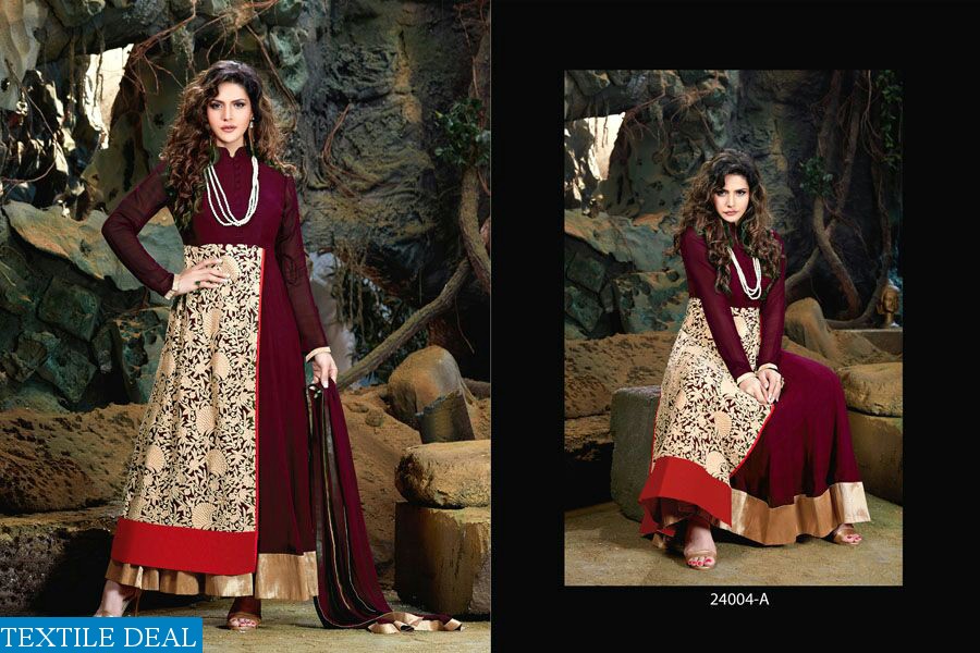 Sf Roles Vol-3 24001 Colors With Zarin Khan party wear Suits